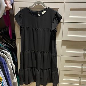 Peach Loue Black sundress. Size small.